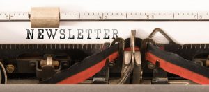 Newsletter Schreibmaschine